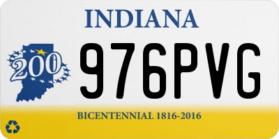 IN license plate 976PVG