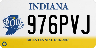 IN license plate 976PVJ