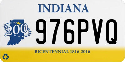 IN license plate 976PVQ