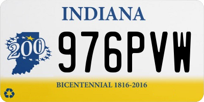 IN license plate 976PVW