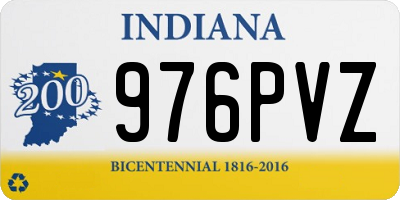 IN license plate 976PVZ