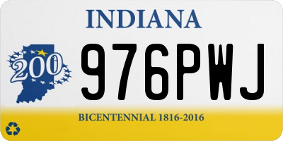 IN license plate 976PWJ