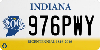 IN license plate 976PWY