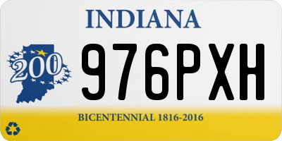 IN license plate 976PXH