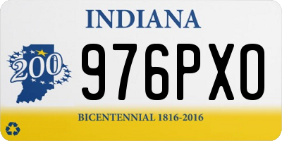 IN license plate 976PXO