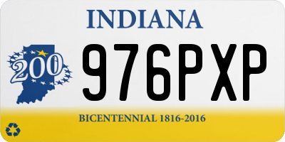 IN license plate 976PXP