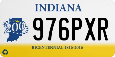 IN license plate 976PXR