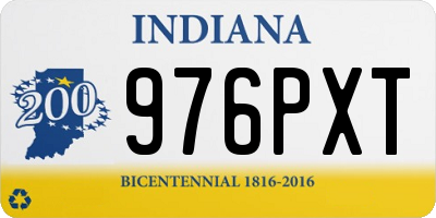 IN license plate 976PXT