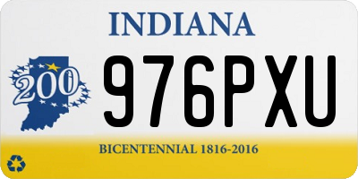 IN license plate 976PXU