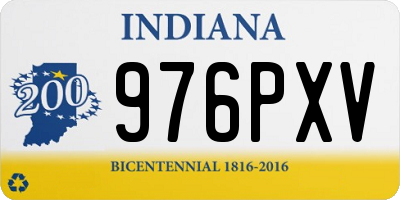 IN license plate 976PXV