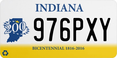 IN license plate 976PXY