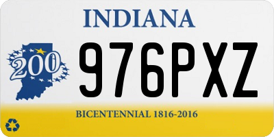 IN license plate 976PXZ