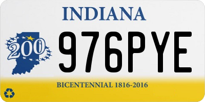IN license plate 976PYE
