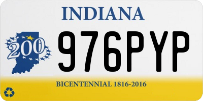 IN license plate 976PYP