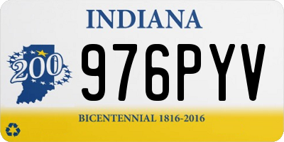 IN license plate 976PYV