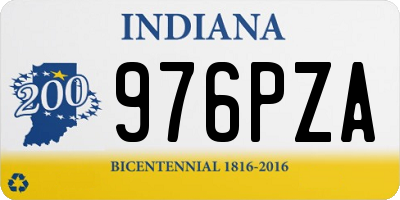 IN license plate 976PZA