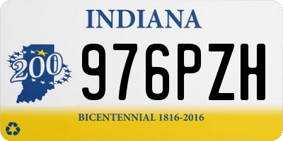 IN license plate 976PZH
