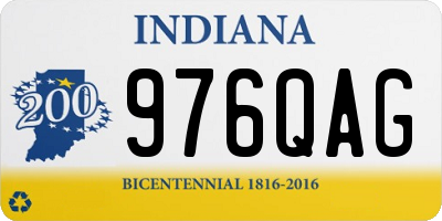 IN license plate 976QAG