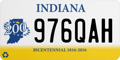 IN license plate 976QAH
