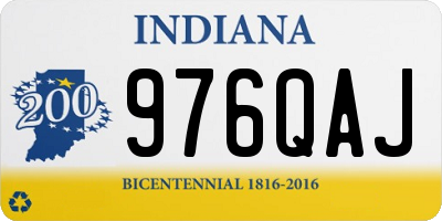 IN license plate 976QAJ