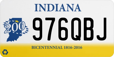 IN license plate 976QBJ