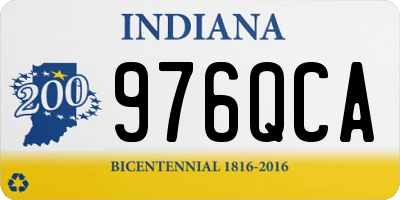 IN license plate 976QCA