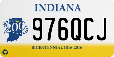 IN license plate 976QCJ