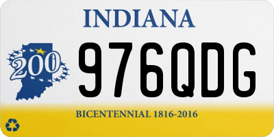 IN license plate 976QDG