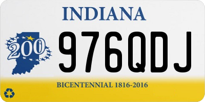IN license plate 976QDJ