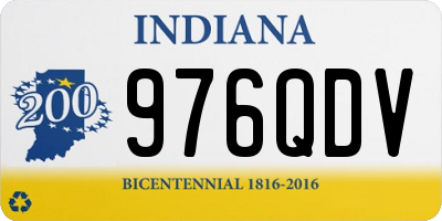 IN license plate 976QDV