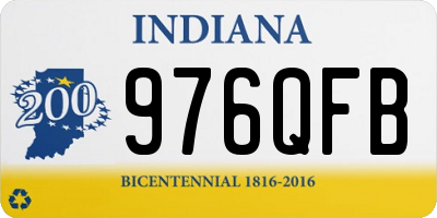 IN license plate 976QFB