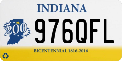 IN license plate 976QFL