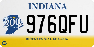 IN license plate 976QFU