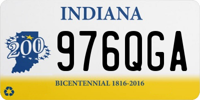 IN license plate 976QGA