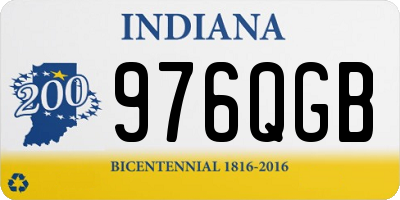 IN license plate 976QGB