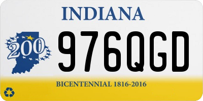 IN license plate 976QGD