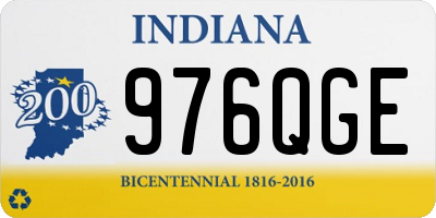 IN license plate 976QGE