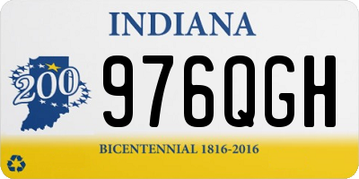 IN license plate 976QGH