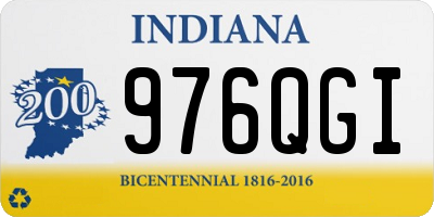 IN license plate 976QGI