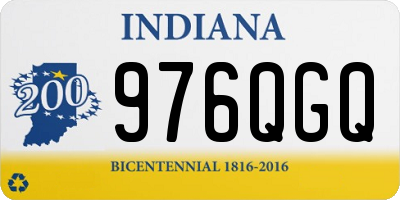 IN license plate 976QGQ