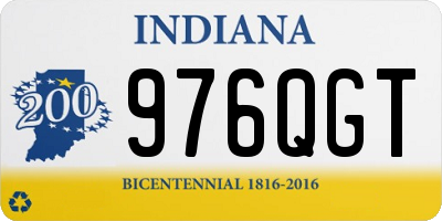 IN license plate 976QGT