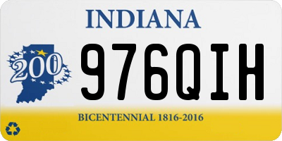IN license plate 976QIH