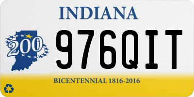 IN license plate 976QIT