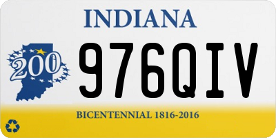 IN license plate 976QIV
