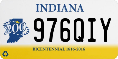 IN license plate 976QIY