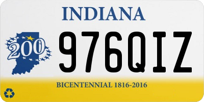 IN license plate 976QIZ