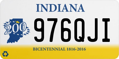 IN license plate 976QJI