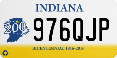 IN license plate 976QJP