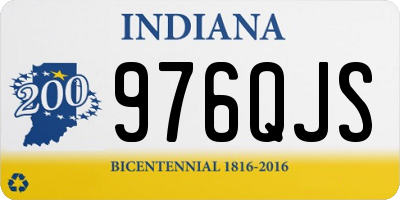 IN license plate 976QJS