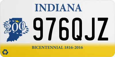 IN license plate 976QJZ